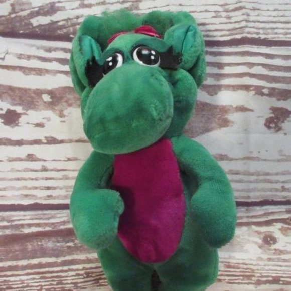 Baby Bop Toy Stuffed Animal Barney TV Show Green Girl Dinosaur Plushie V… - Picture 1 of 9